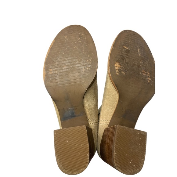 UGG Women's Tan Suede Ankle Boots - Picture 5 of 8